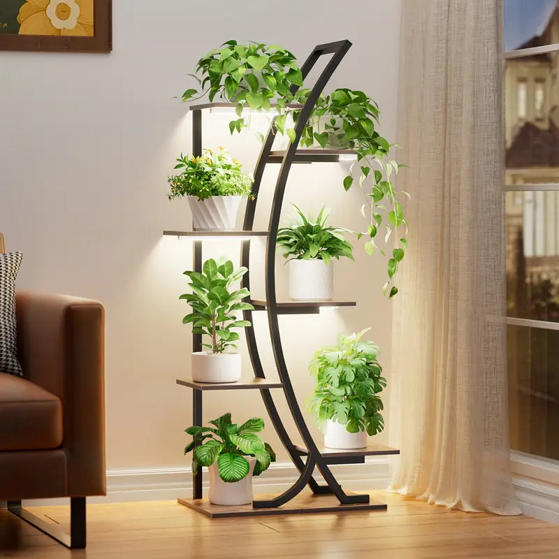 1pc Plant Stand Indoor with Grow Lights