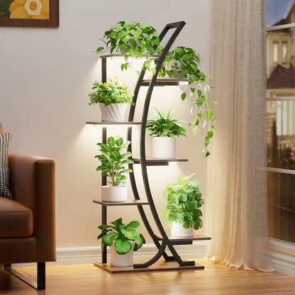1pc Plant Stand Indoor with Grow Lights